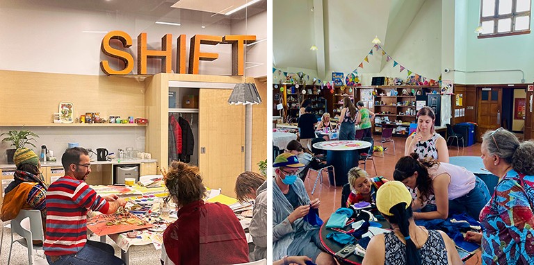 « C’est connu : la pratique de l’art, surtout en groupe, réduit le stress, augmente la confiance en soi et renforce le sentiment d’efficacité personnelle », affirme Rachel Chainey. « C’est connu : la pratique de l’art, surtout en groupe, réduit le stress, augmente la confiance en soi et renforce le sentiment d’efficacité personnelle », affirme Rachel Chainey.